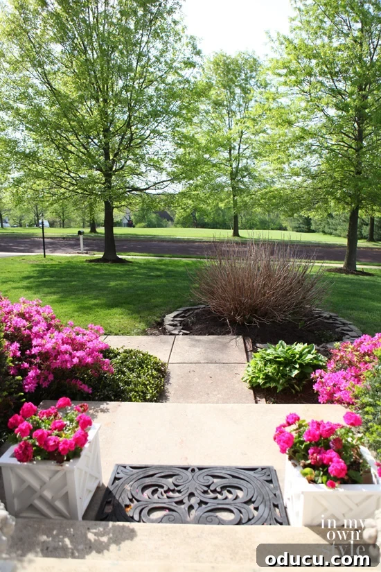 Transform Your Garden with a Hand-Built Fieldstone Wall 4 Vibrant spring flowers in a front yard garden with a fieldstone border