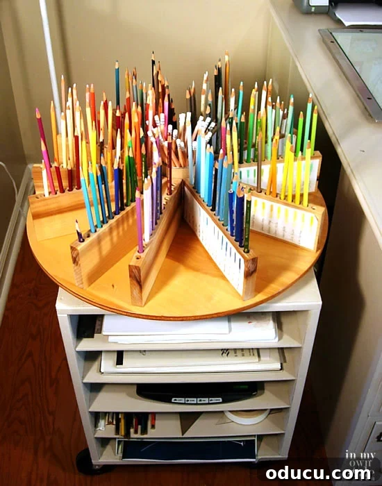 For Diane From Dad 2 How to organize colored pencils in a studio