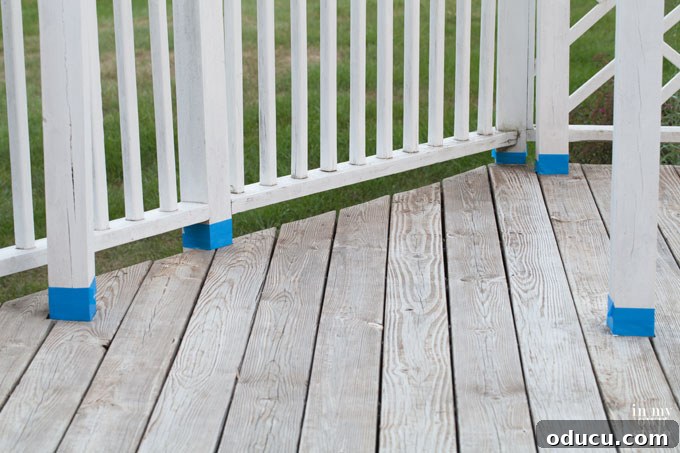 Deck Restore Fail Far From Brand New 7 Tape-off-areas-not-to-be-painted