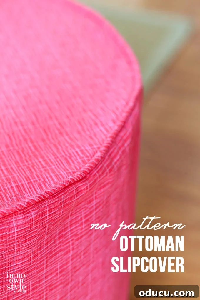 Stitching Ottoman Elegance 2 no-pattern-needed-ottoman-slipcover