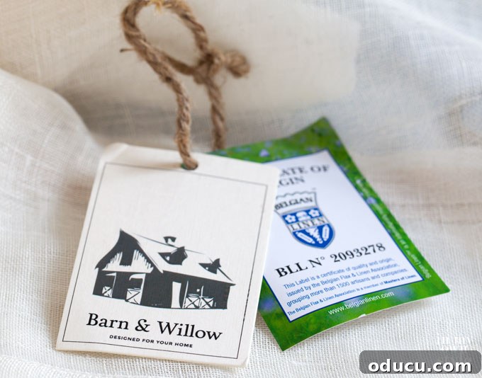 Barn & Willow Dining Room Drapes 4 Barn & Willow Belgian Linens: The Epitome of Quality and Style