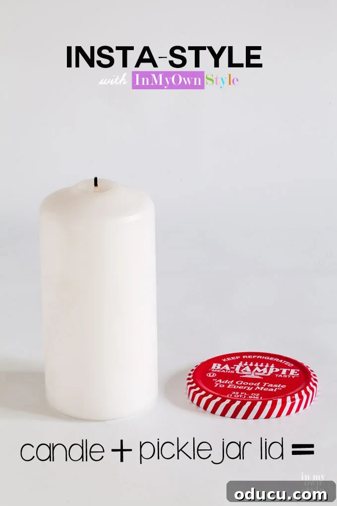Aesthetic Candle Holder Ideas 2 Creative collection of repurposed home decor items, showcasing the essence of Insta-Style DIY and upcycling