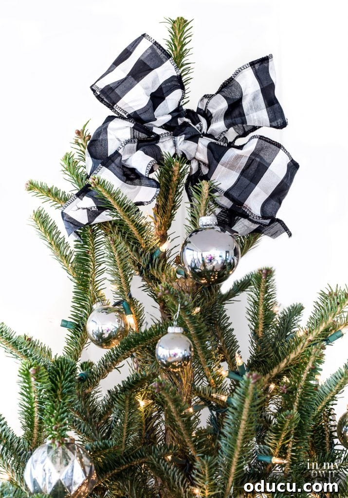 Mastering Ribbon Bows: Simple Steps for Gifts, Wreaths, and Decor 3 How to make a ribbon bow topper for a Christmas Tree
