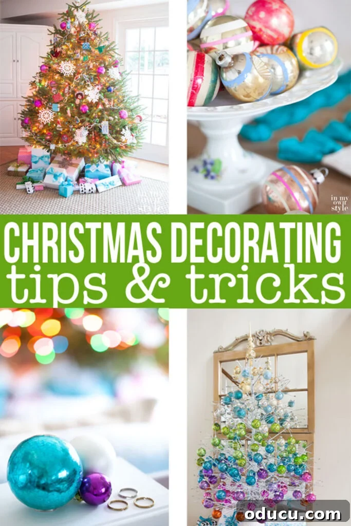 Brilliant Christmas Decorating Ideas 17 Complete your holiday prep with this Ultimate Christmas Decorating Guide. We're sharing all the tips and tricks you'll ever need to create a warm, welcoming, and festive home this holiday season. Discover how you can break free from the traditional Christmas color scheme and add your personal touch to your festive decorations. Even learn how to repurpose old items and more that will turn your home into a Christmas wonderland this year!