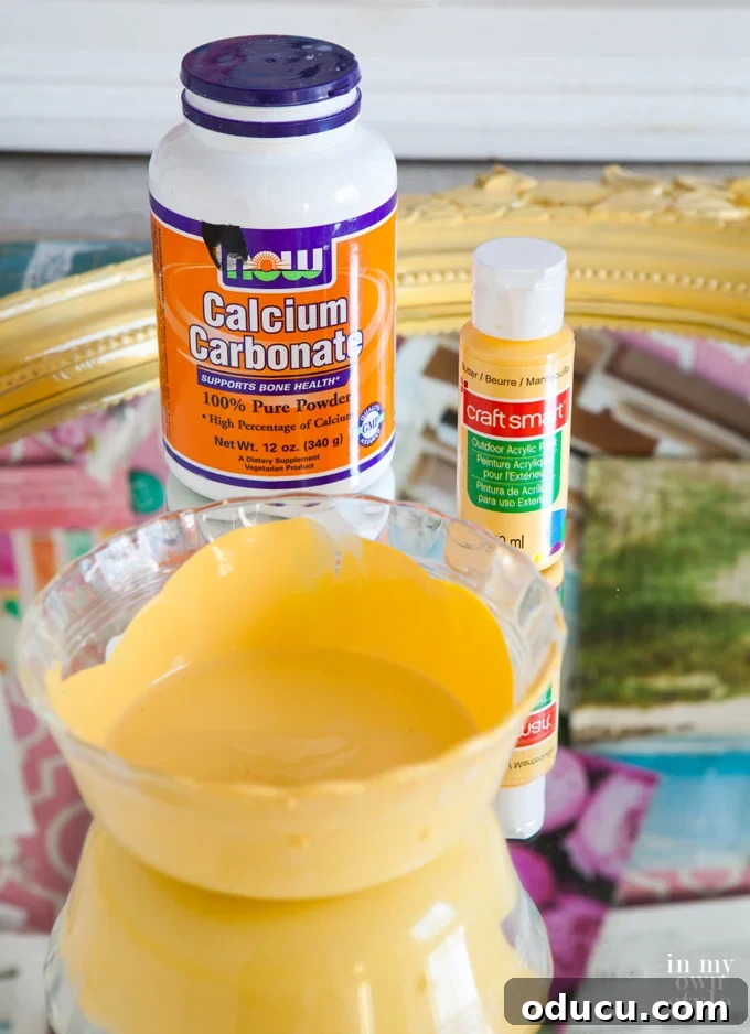 Craft Your Own Chalk Paint from Acrylics 3 The most inexpensive way to create your own chalk paint at home.