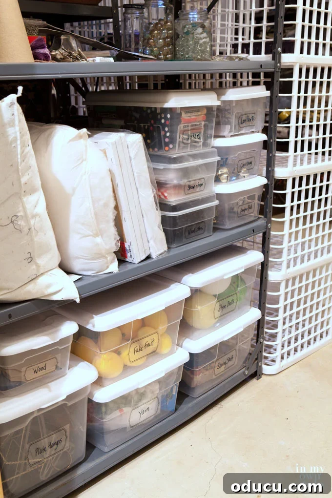 Master Your Basement: Declutter Once, Stay Organized Always 6 Free printable labels for storage organization