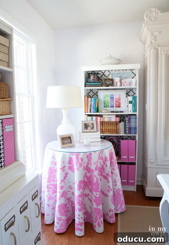 Create Your Own Round Tablecloth 10 How to make a round tablecloth for any size round table