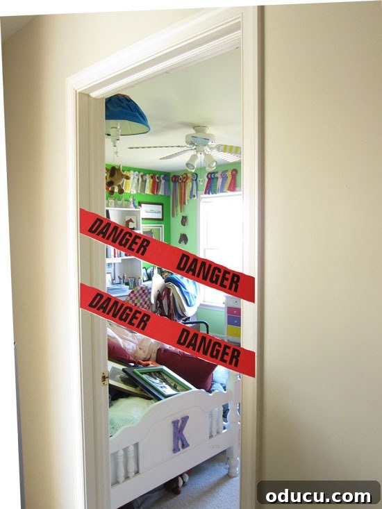 Fitness Room Transformation 4 Grown-kids-unused bedroom