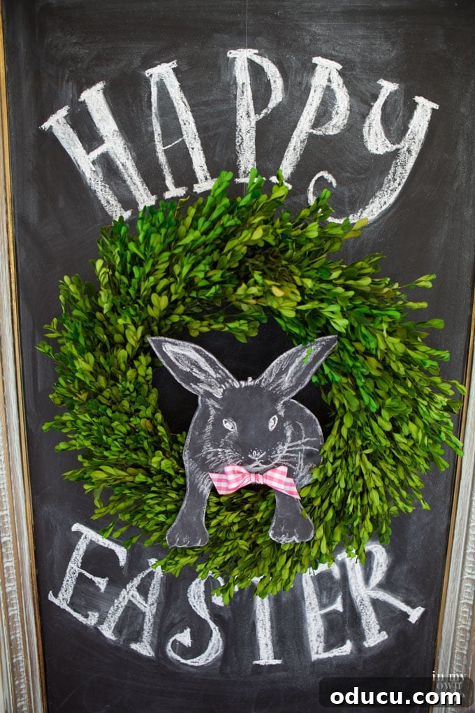 Elevate Your Easter Decor with 3D Chalk Art 13 Happy Easter Art for Chalkboards