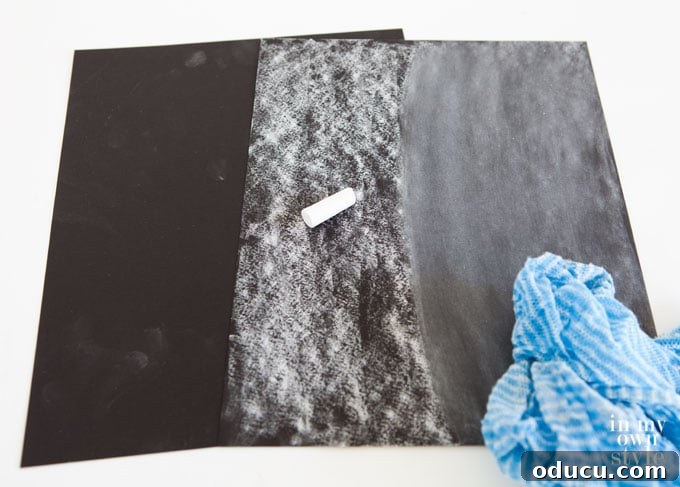 Elevate Your Easter Decor with 3D Chalk Art 7 How to season a chalkboard