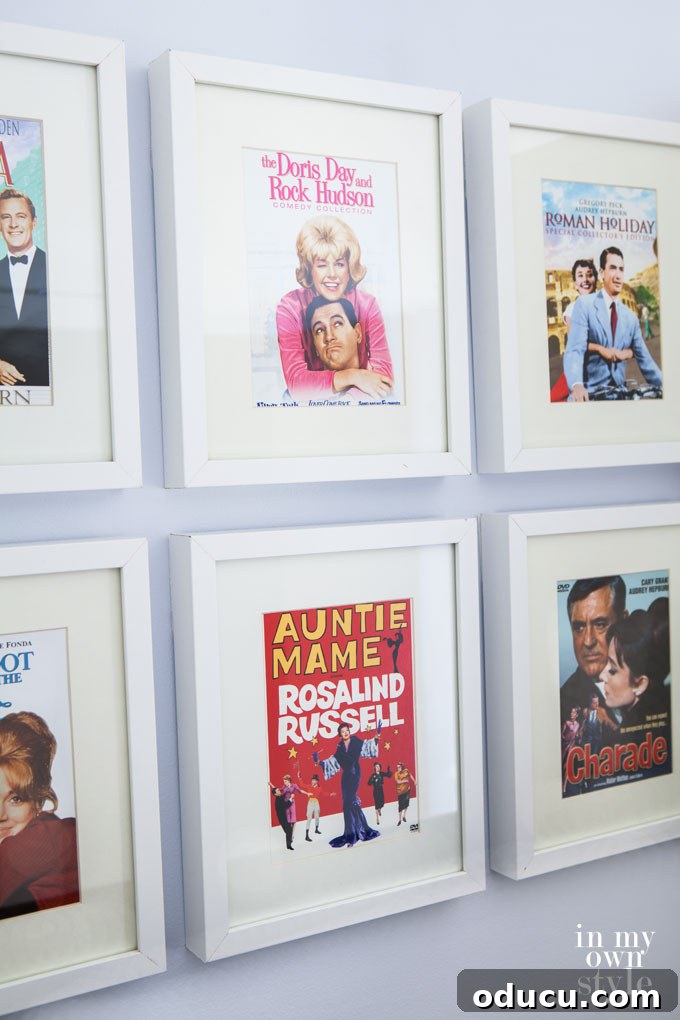 Free Art Ideas for Your Bedroom 4 Movie-DVD-case-cover-art-galley-wall