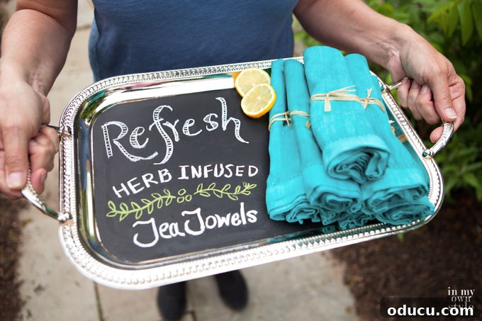 Zesty Grilled Chicken: Your Go-To Outdoor Meal 5 Outdoor entertaining ideas with herb infused hand towels