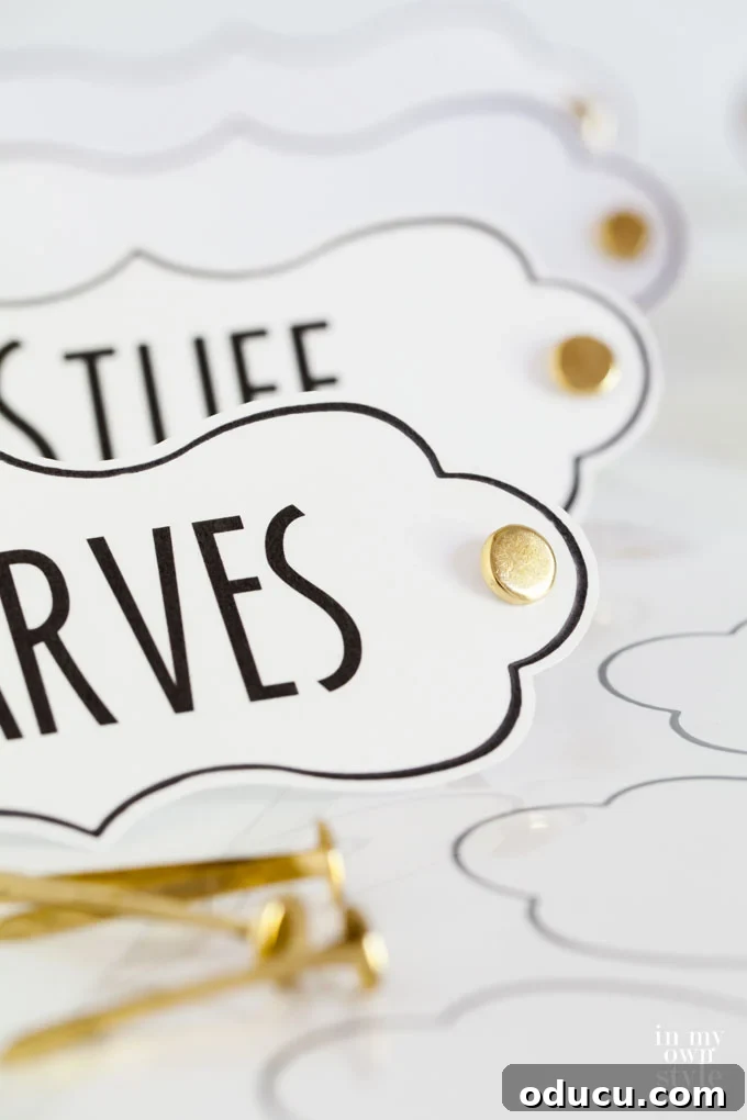 Declutter with Style: Free Printable Labels 2 Free printable labels for home storage boxes