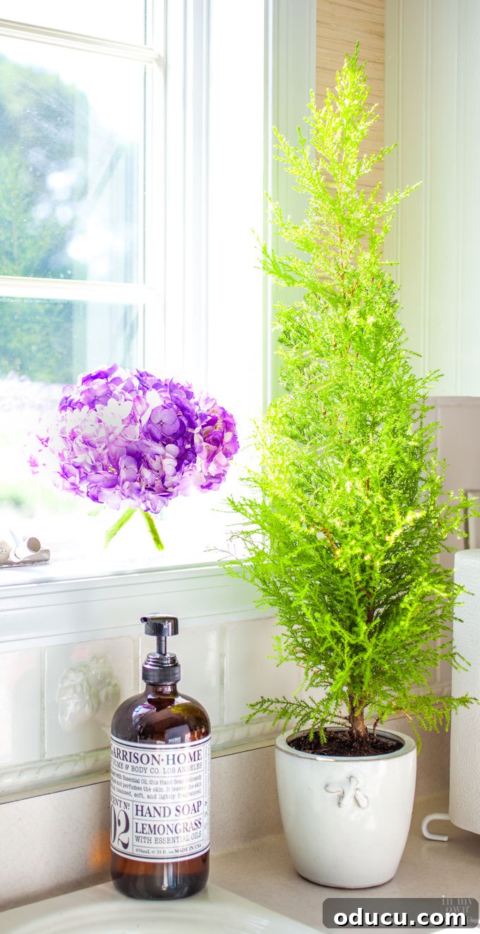 The Painted Petal Trend: Hydrangeas and Beyond 3 Vibrantly painted hydrangeas add charm to a sunny kitchen