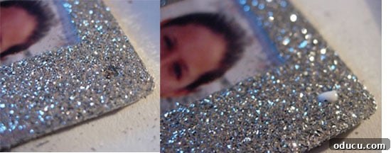 glue-in-hole-on-slide Christmas Ornament Crafts