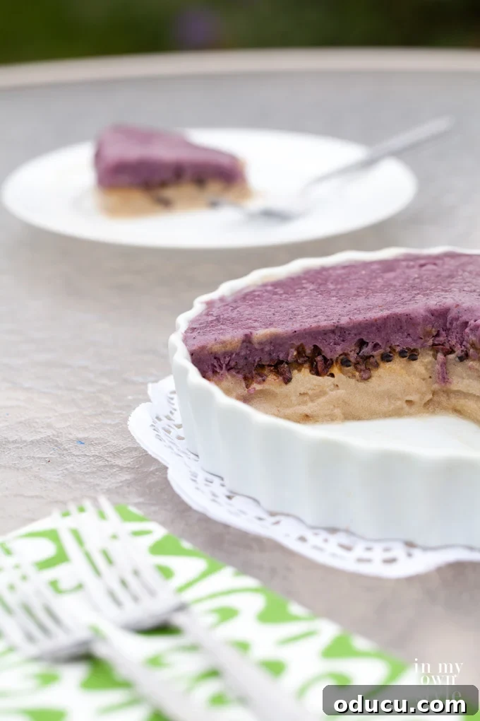 Velvet Vegan Banana Whip Cake 10 Healthy and Frozen fruit desserts, like banana whip cake, ready to serve