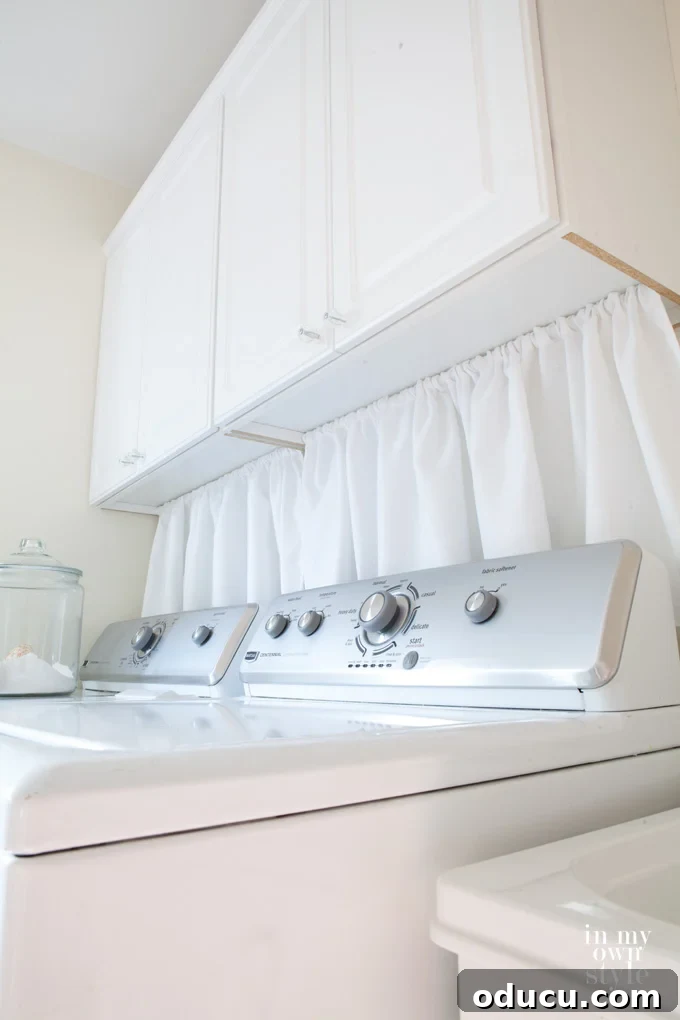 Our Mudroom Transformation with True Value 10 Laundry room decorating ideas with a painted rug and hidden connections
