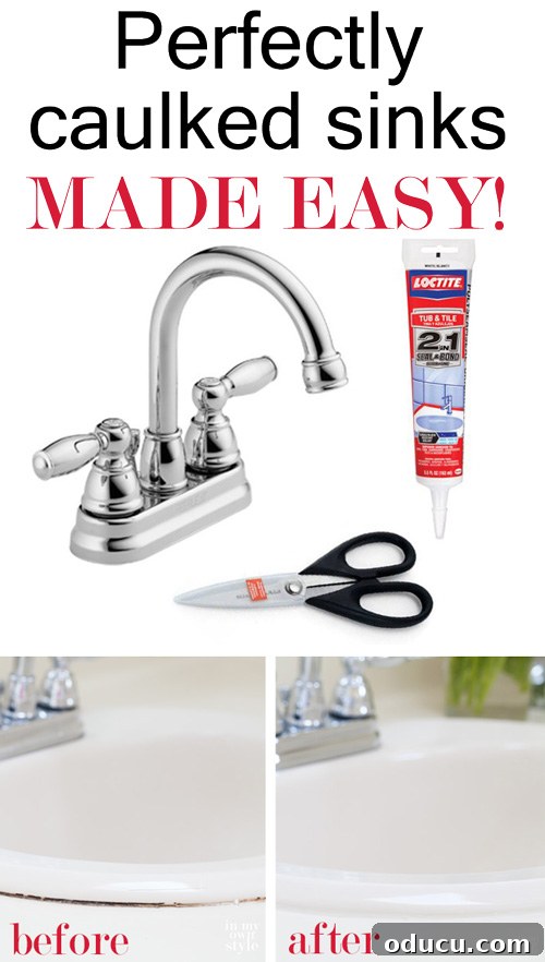 High-Impact Bathroom Updates for Staging 7 how to caulk around a sink with pro results