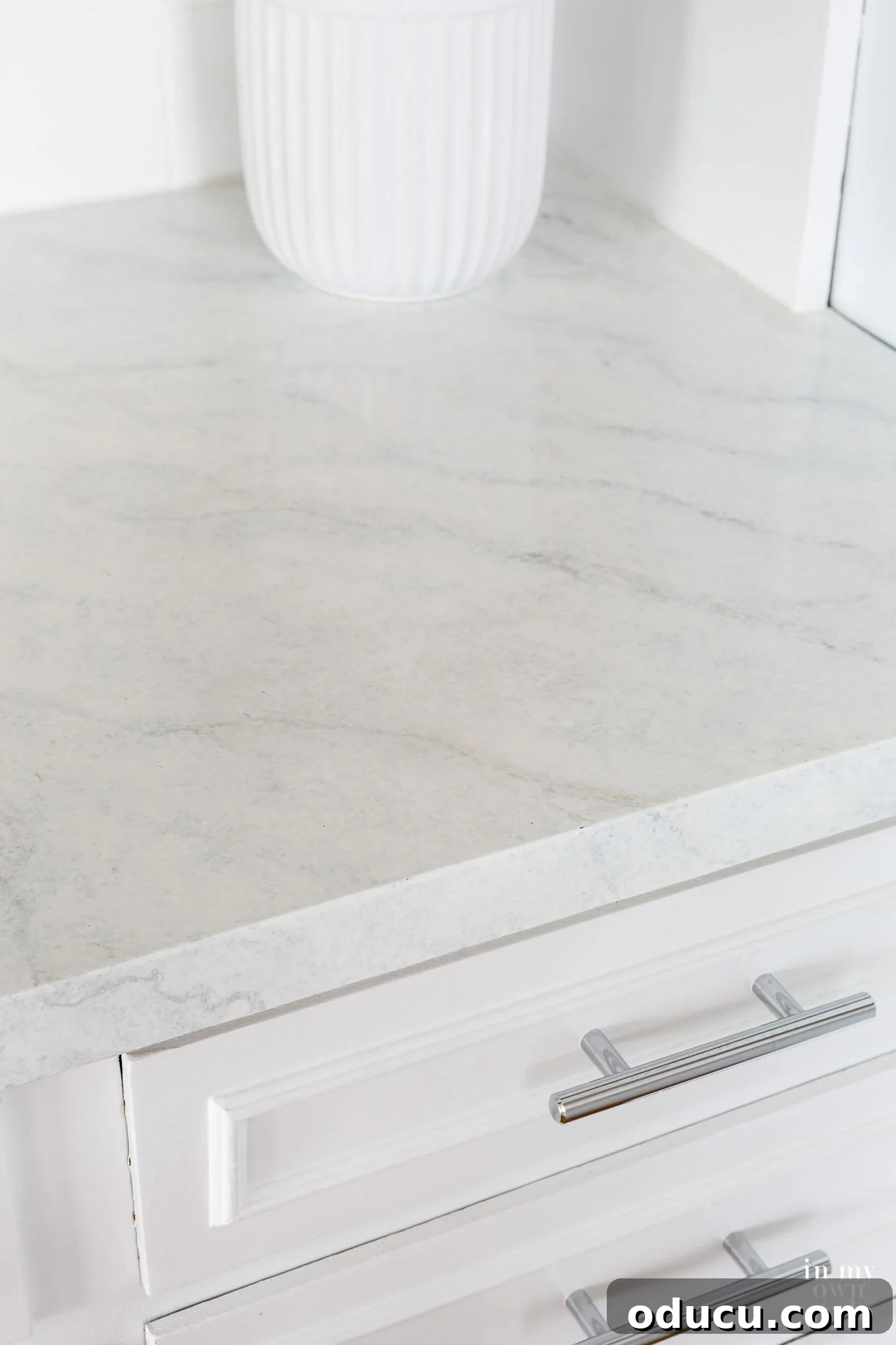 Kitchen Counter Glow-Up 6 Giani countertop paint review White Diamond
