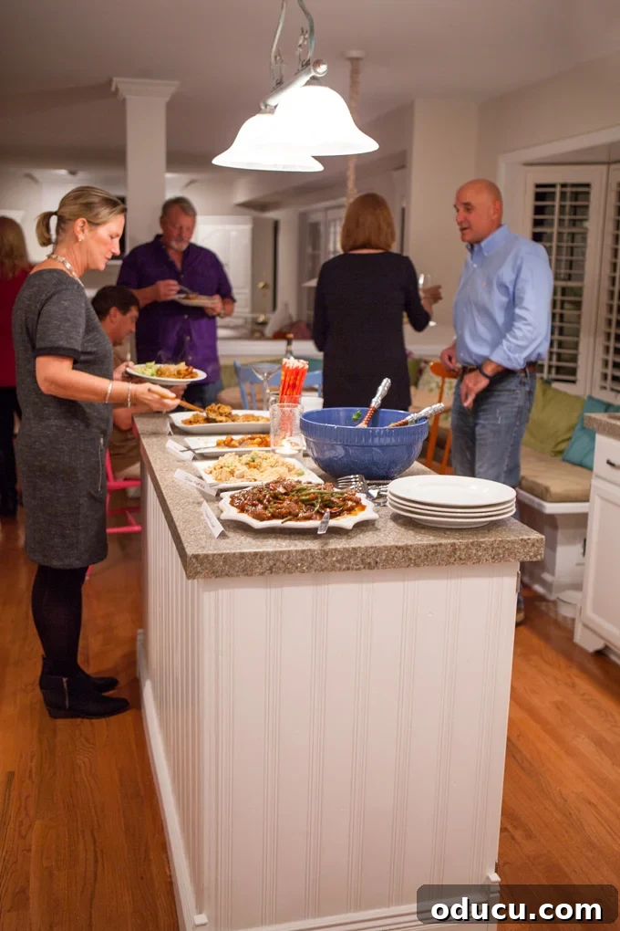Hosting with Heart: Gourmet Giveaways & Leftover Love 2 p.-F.-Chang-wok-wednesday-party and an idea for giving food gifts in style