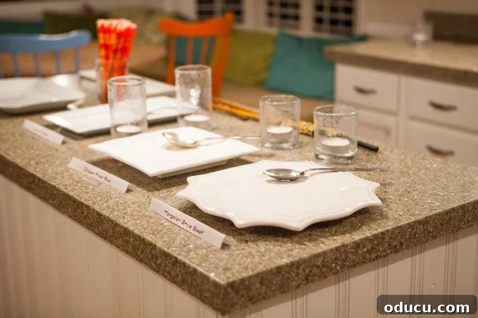 Hosting with Heart: Gourmet Giveaways & Leftover Love 3 Party-set-up-tips