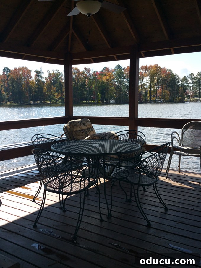 Crowning My New Home 2 gazebo on lake