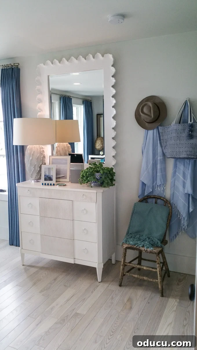 Step Inside the HGTV Dream Home 2016 20 Detail of the casual yet stylish furnishings in Bedroom Suite #3, showcasing the relaxed Floridian coastal vibe.