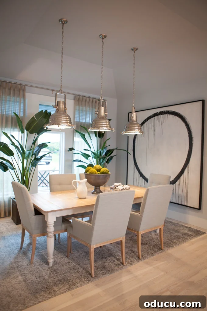 Step Inside the HGTV Dream Home 2016 8 A stylish living area in the HGTV Dream Home 2016, showcasing the elegant Ethan Allen furnishings and coastal decor.