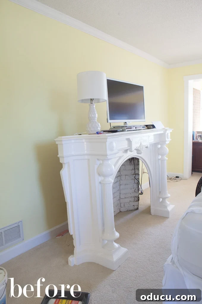 Serene Blue and White Bedroom Color Schemes 2 Before and After Bedroom Paint Transformation