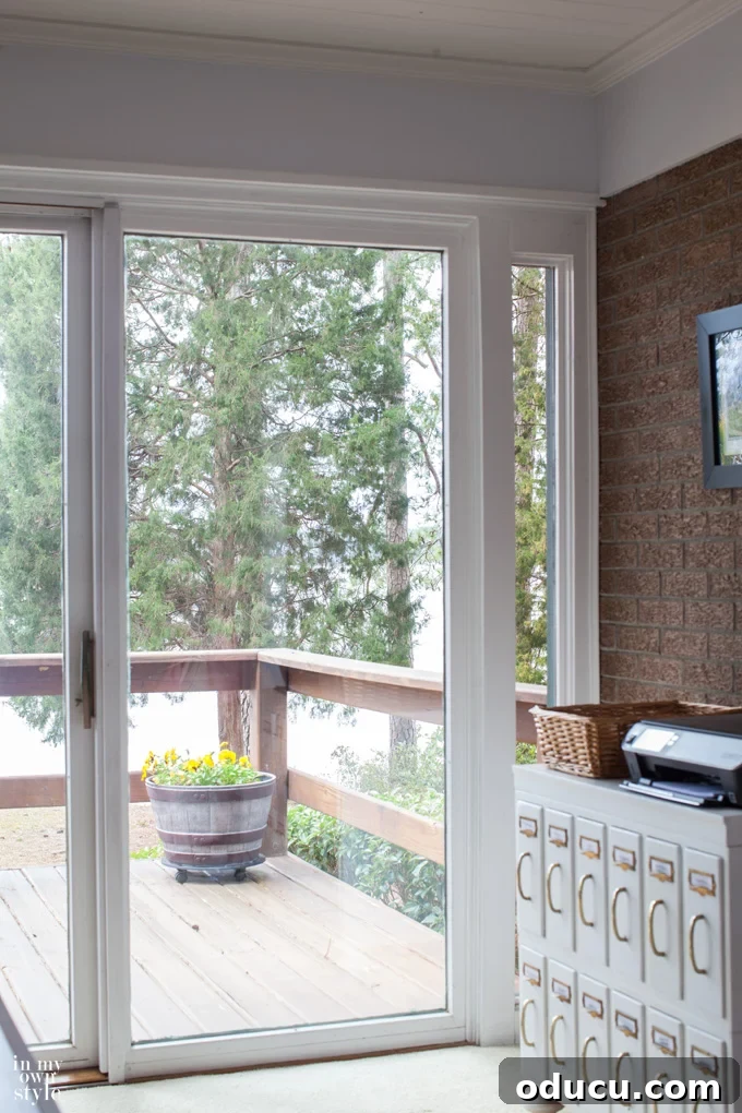 The Pursuit of Pristine White Drapes 10 How to create custom window treatments for a sliding glass door with sidelights