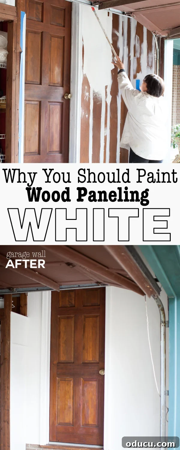 Transform Your Wood Paneling with Paint 7 Learn the one thing that you need to successfully paint over wood paneling. | In My Own Style
