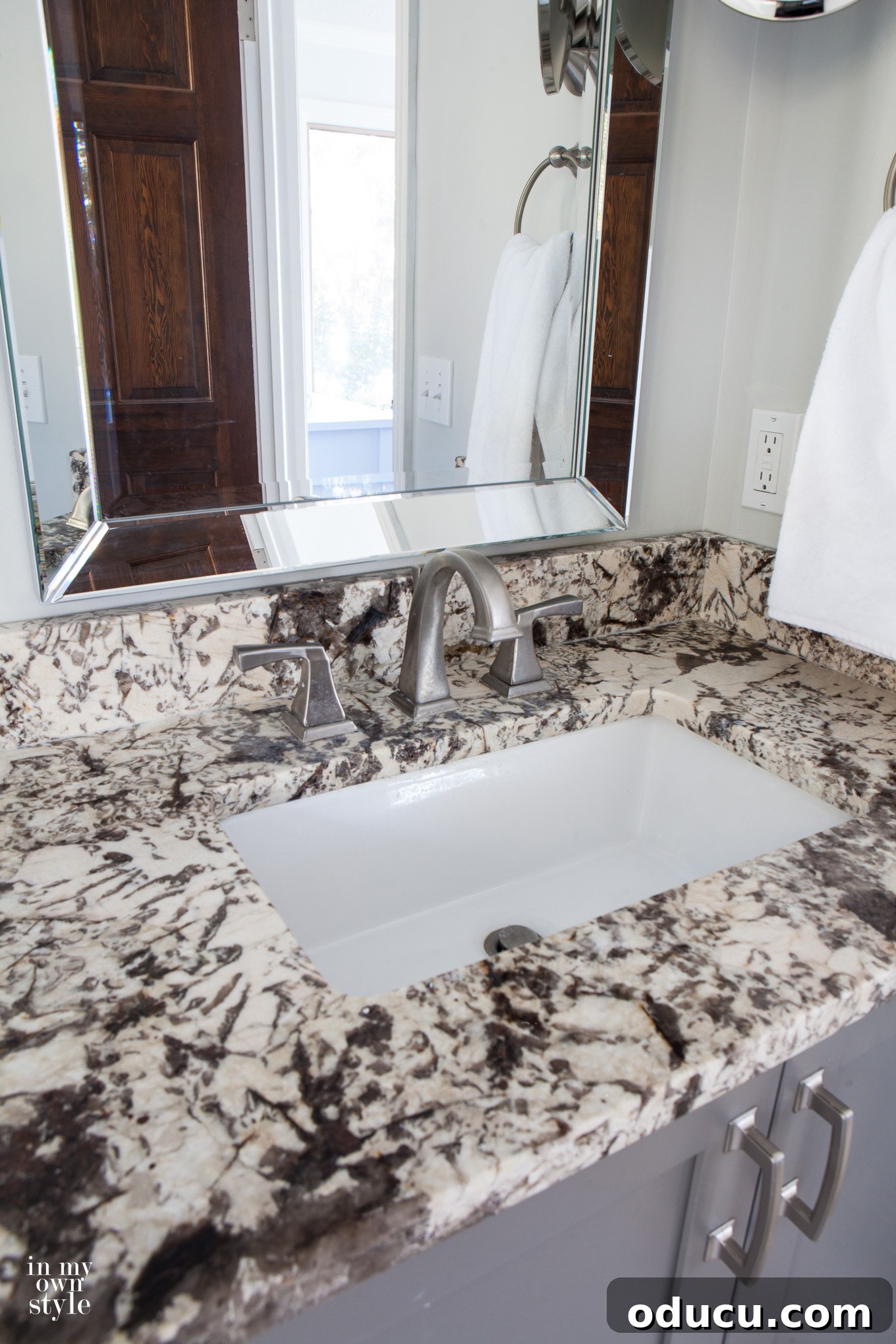 Spa-Worthy Sanctuary: Primary Bathroom Remodel 4 Granite countertop colors choices for bathroom decor