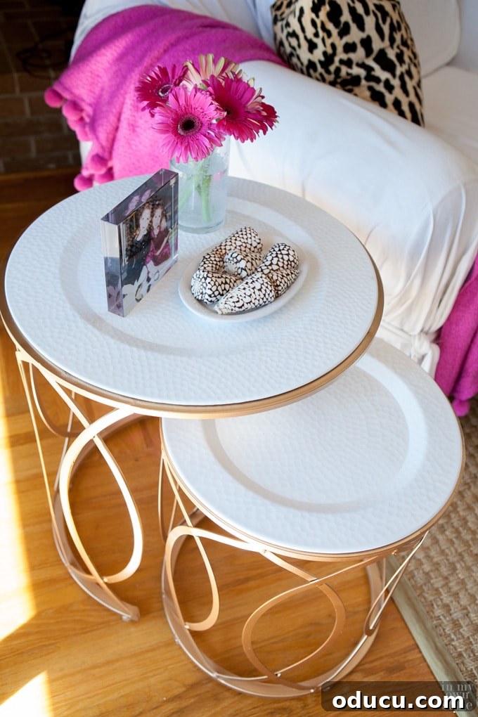 Transform Your Stacking Tables with Spray Paint 9 Can you paint metal tables? Exploring metal furniture painting techniques