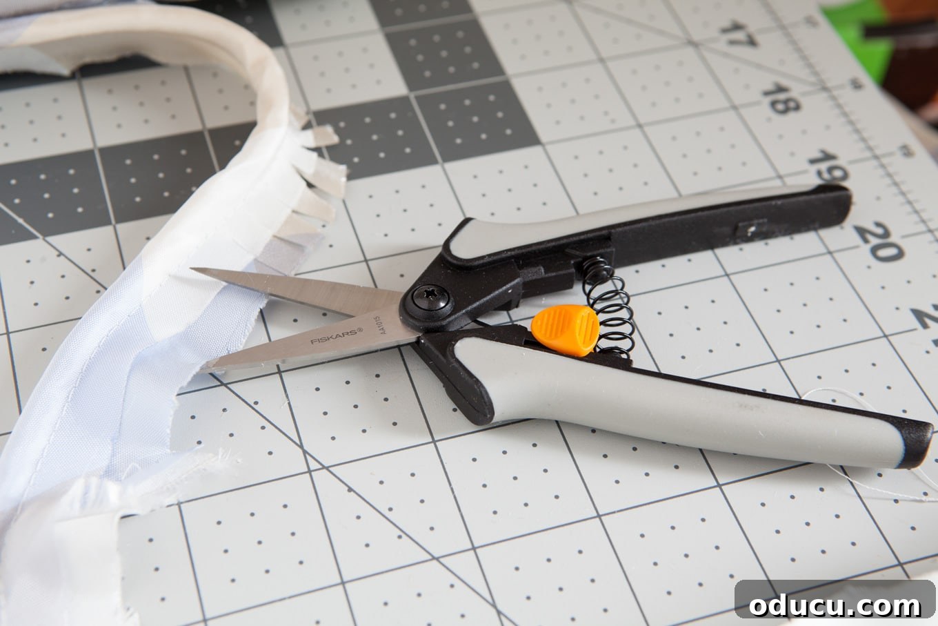 Upcycled Cushioned Headboard 13 No-sew method for making a headboard