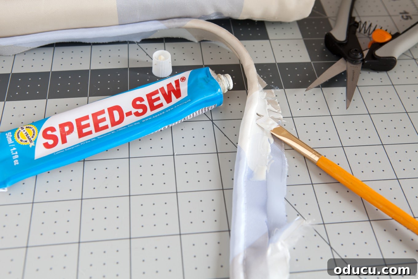 Upcycled Cushioned Headboard 14 How to make cushion trim for a DIY headboard