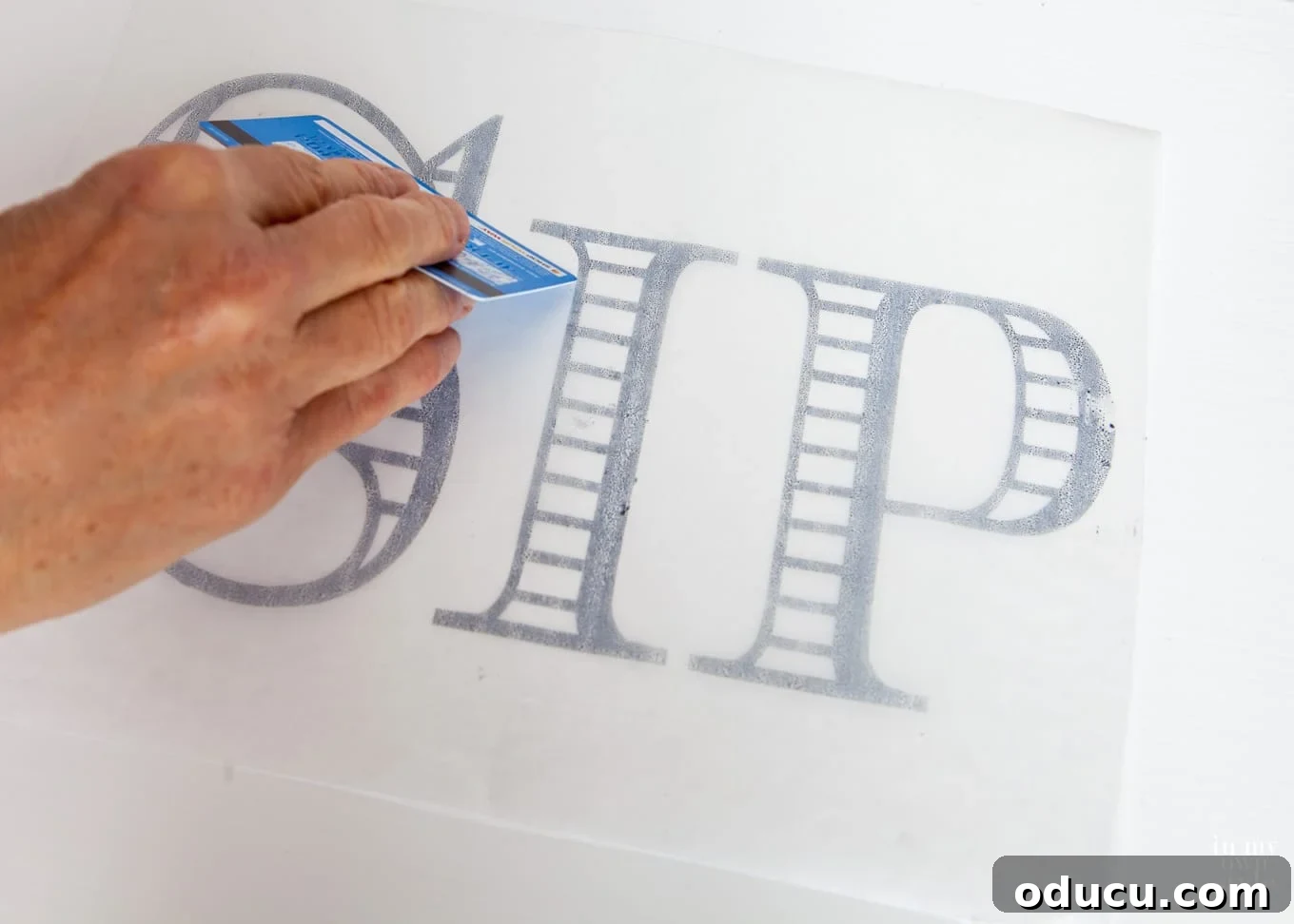 Personalize Wood Furniture with Text Transfers 12 transfer-images-to-wood-tutorial