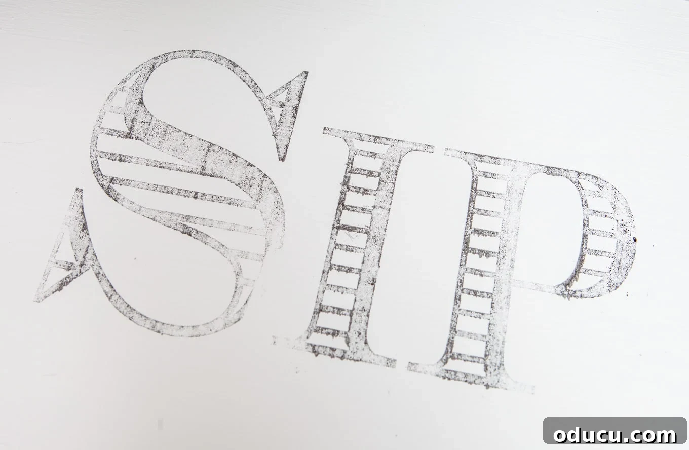 Personalize Wood Furniture with Text Transfers 13 How to transfer typography images to wood furniture