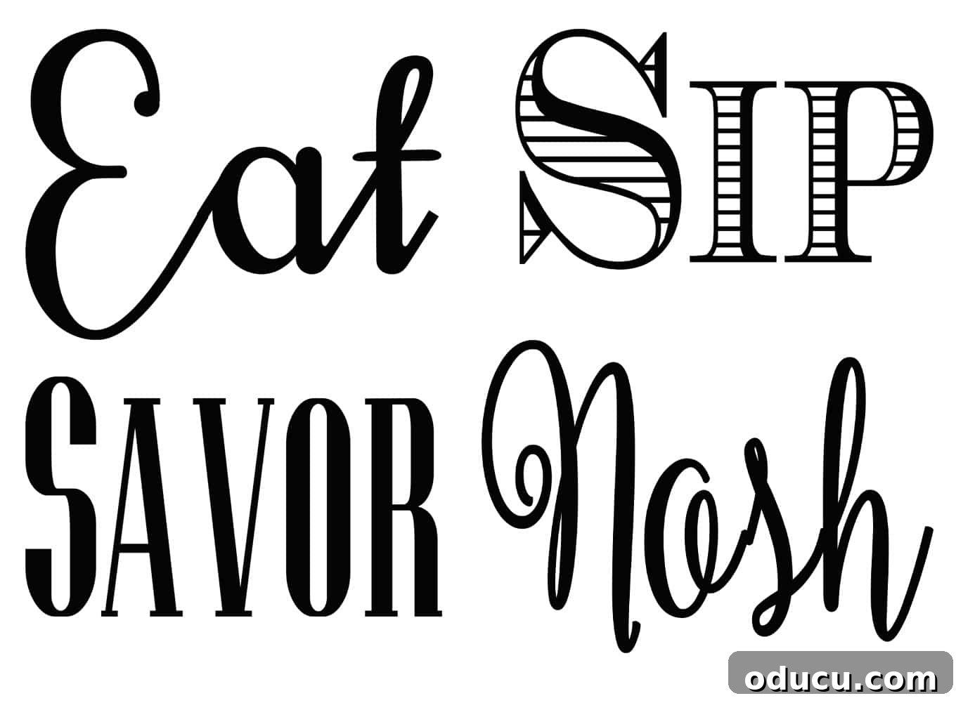 Personalize Wood Furniture with Text Transfers 17 Bistro tray table words for painting on furniture