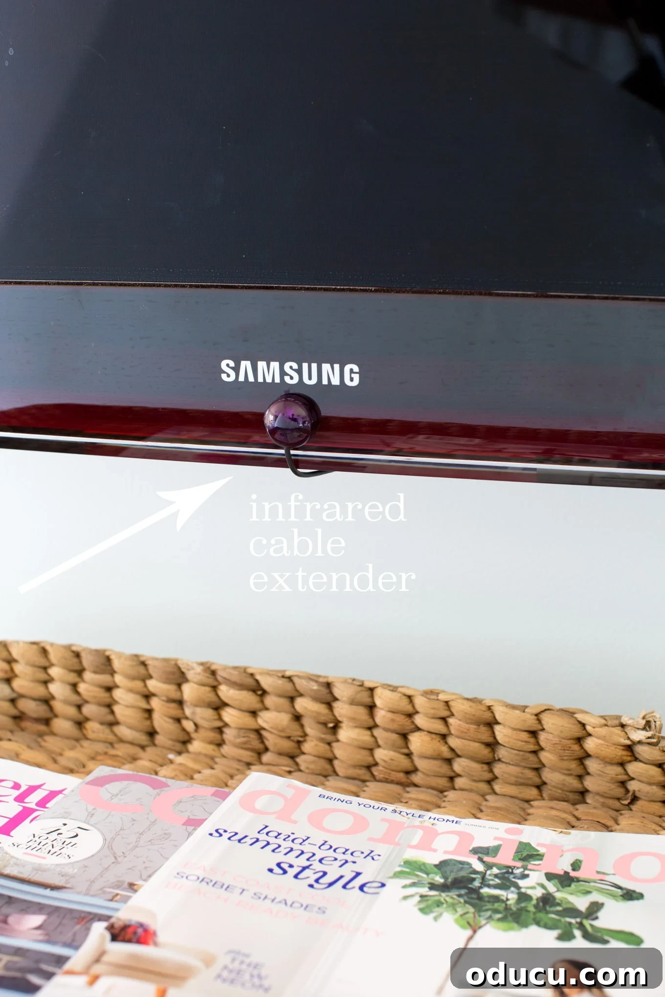 Perfecting Your Swivel TV Mount Setup and Invisible Cable Management 12 Seamlessly hide a cable box with your flat-screen TV setup