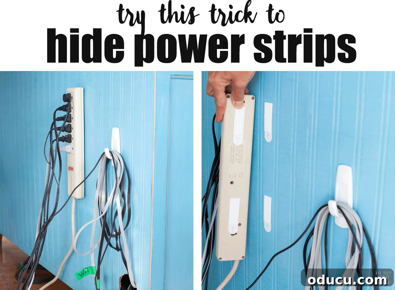 Perfecting Your Swivel TV Mount Setup and Invisible Cable Management 15 Simple, tool-free trick to hide power strips for TVs and devices