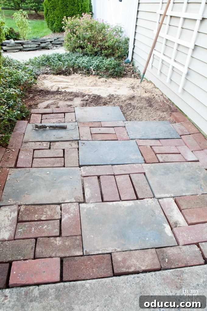Charming Paver Paths Made Easy 8 How to make a durable brick and slate walkway for a patio area