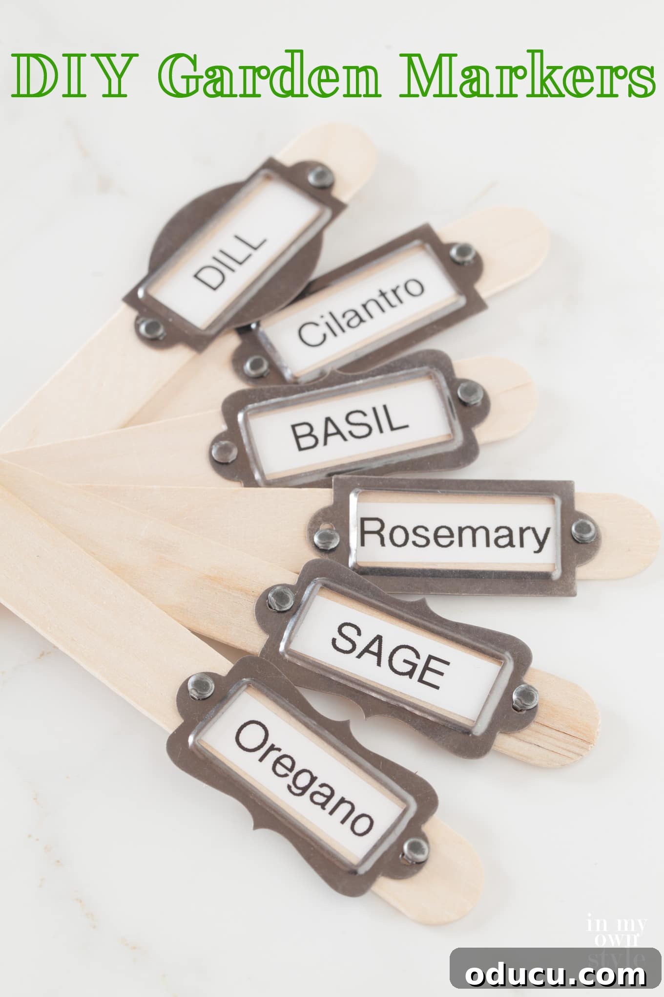 Artful Plant Labels 2 how to make garden and plant markers