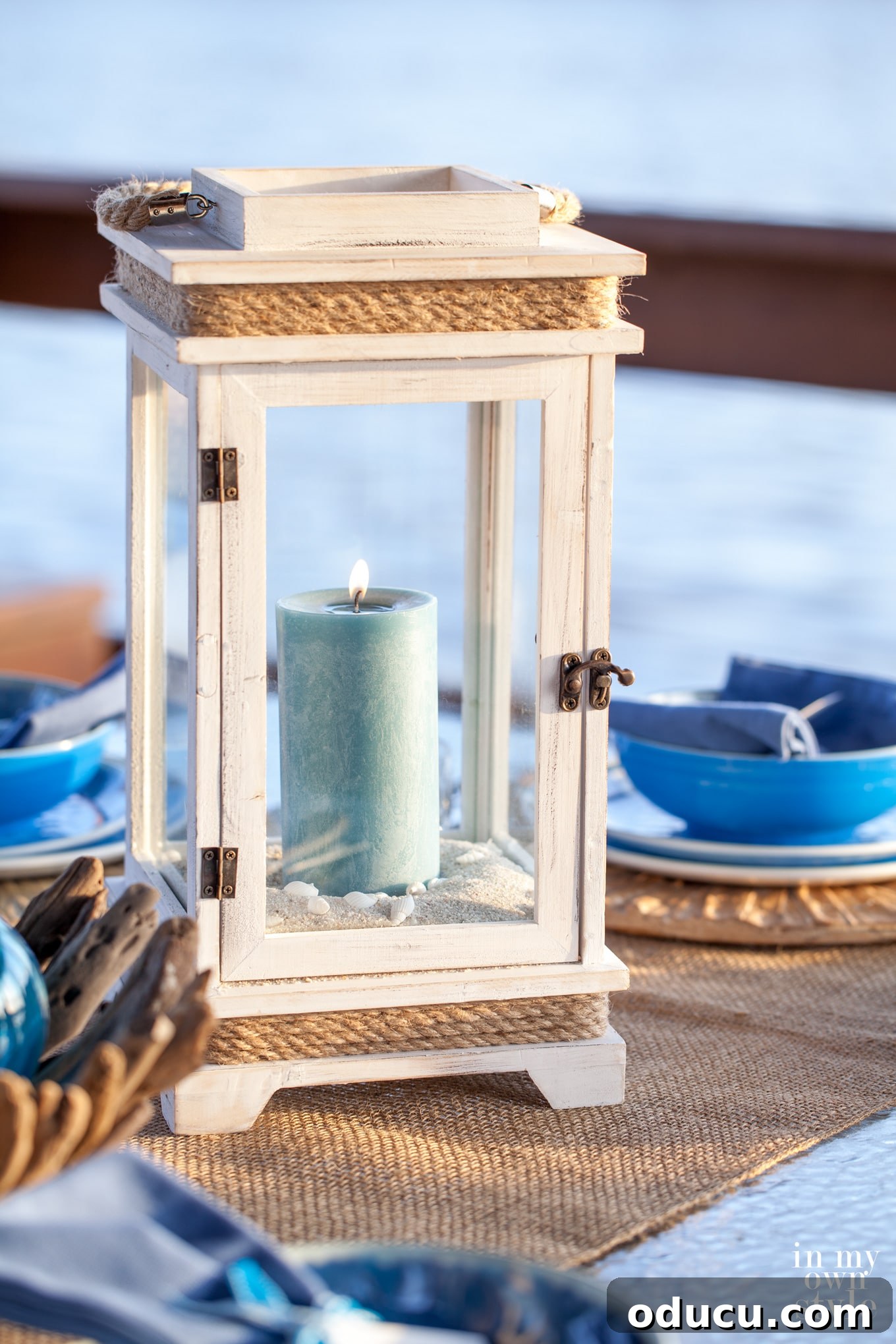 Seamless Summer Living 5 Summer outdoor decorating, candle lanterns, ambient lighting, nautical decor