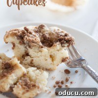 Heavenly Cinnamon Crumb Cupcakes 10 These cinnamon crumb cake cupcakes are perfect to make for breakfast or to make for your local bake sale.