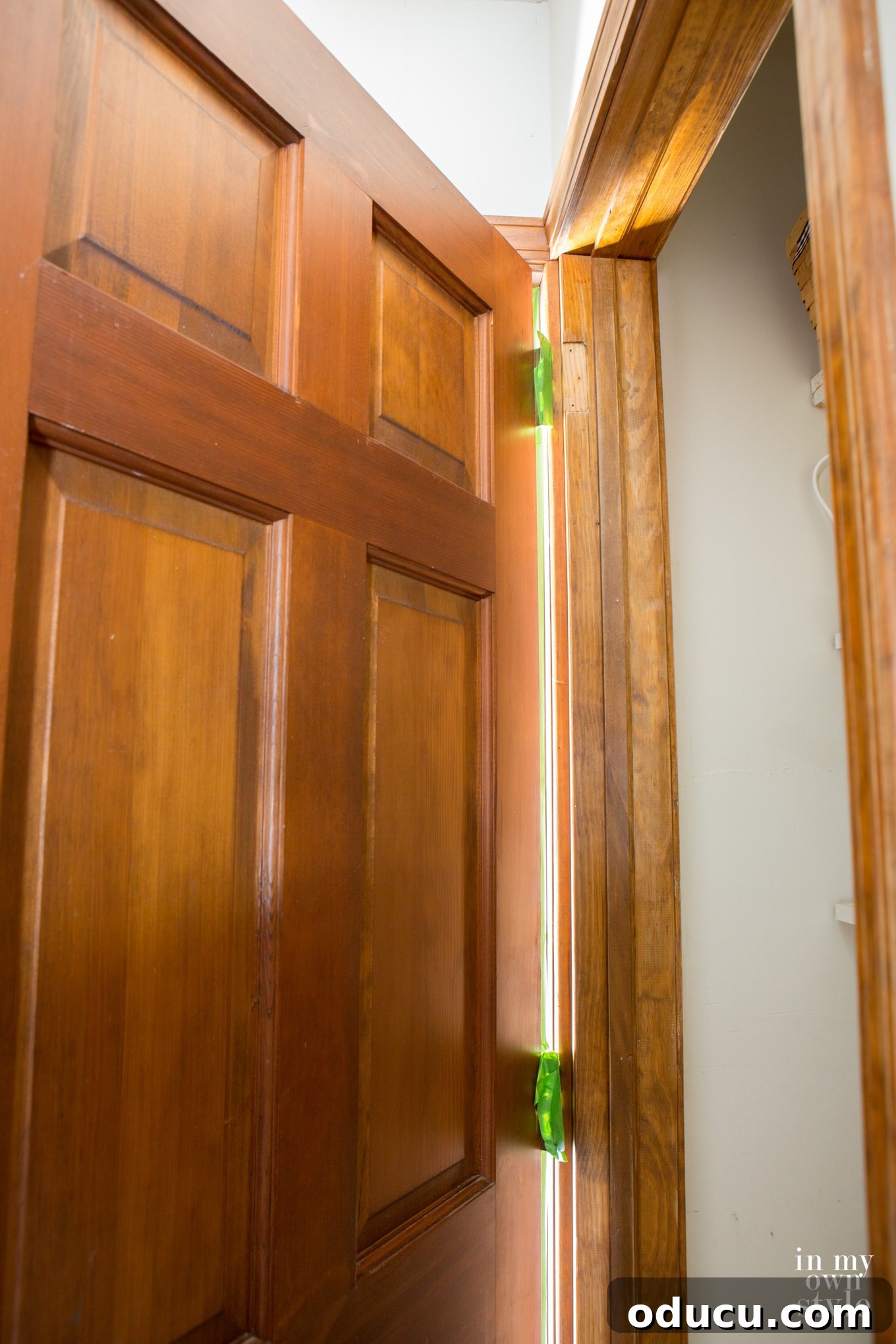 Painting tips for trim around doorways for a professional finish