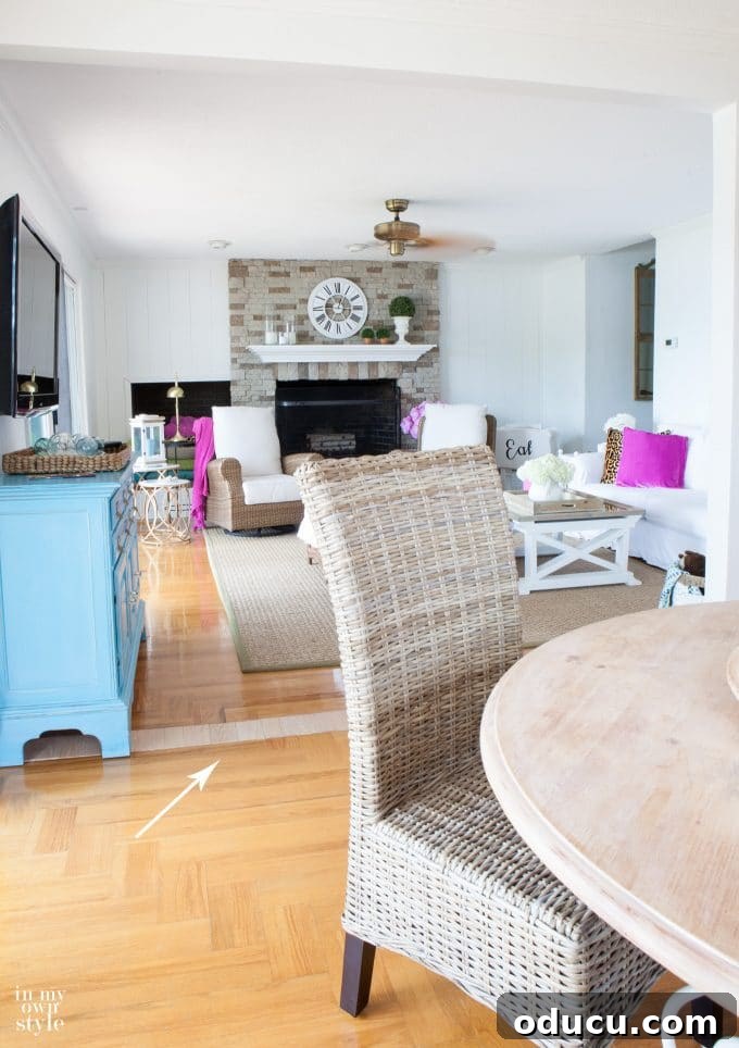 Seamless Solutions for Wide Hardwood Floor Gaps 7 Creating an open concept living space by expertly repairing floor gaps