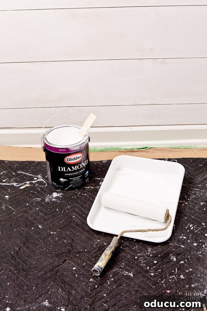 Effortless Shiplap Wood Wall Installation 19 How to Plank a wall-4-2