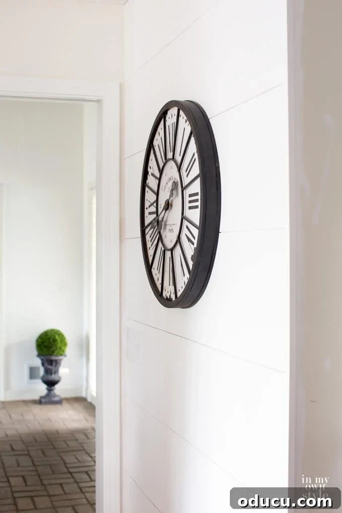 Effortless Shiplap Wood Wall Installation 20 DIY shiplap wood planked wall step by step tutorial.