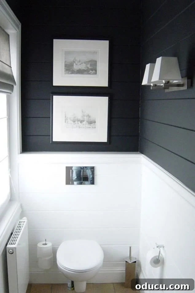 Effortless Shiplap Wood Wall Installation 4 dark shiplap painted walls