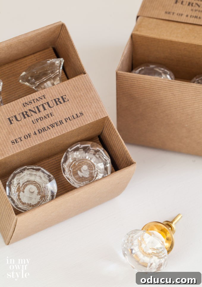 Stop the Wobble: How to Secure Inexpensive Cabinet Knobs 4 Inexpensive cabinet knobs from HomeGoods and other retailers